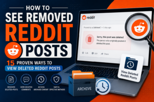 How to See Removed Reddit Posts